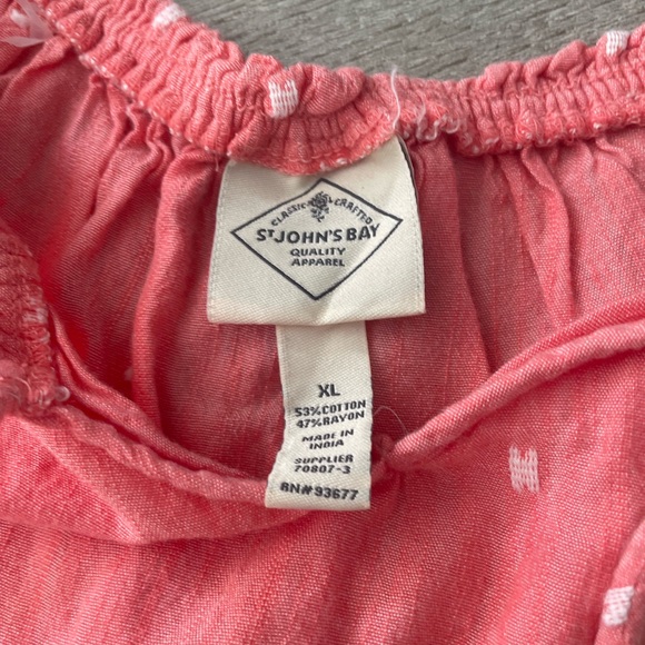 St. John's Bay Pink and Green Kids Tops Set - Picture 4 of 8